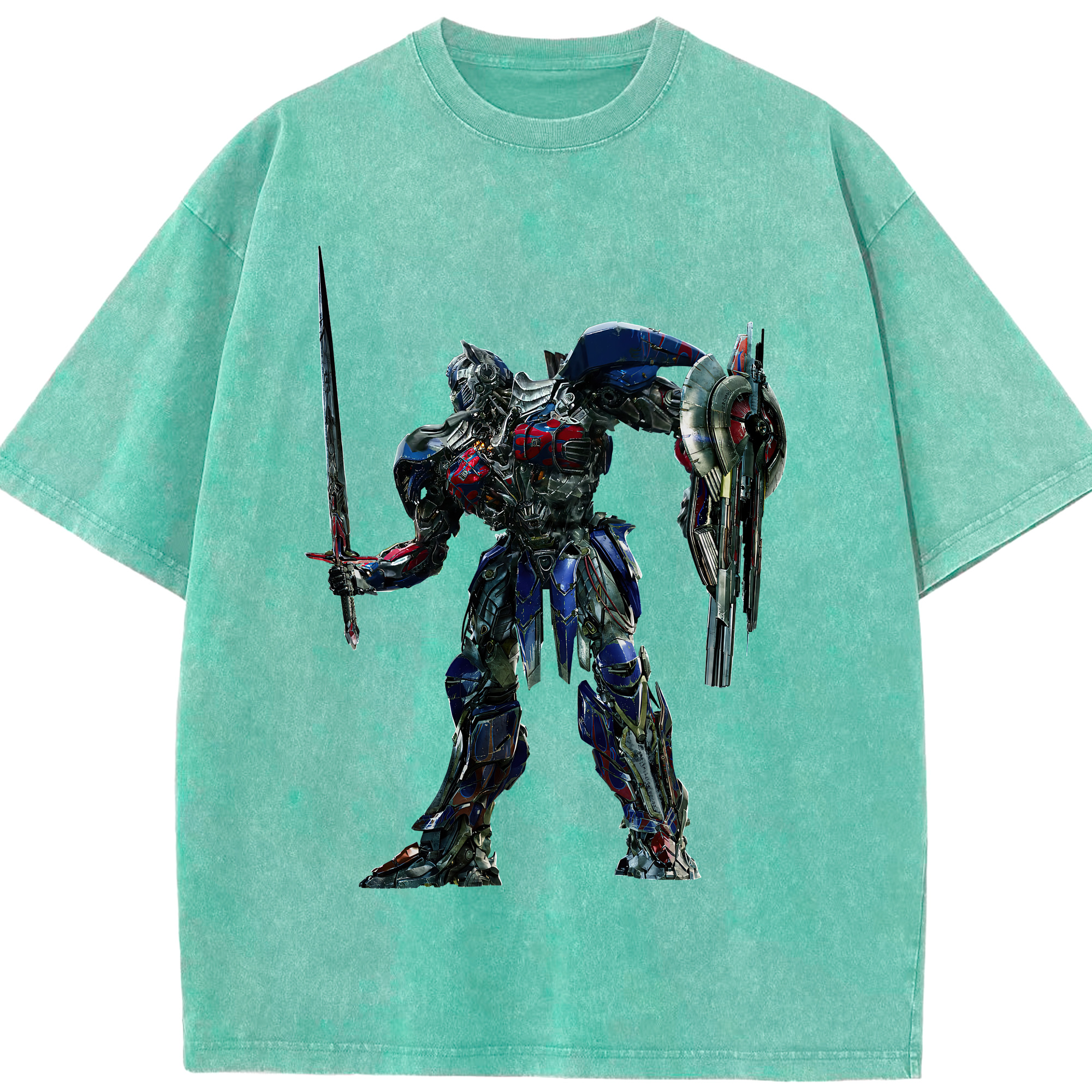（画像用） Transformers トランスフォーマー 綿100% ヴィンテージ風 半袖Tシャツ（フロントプリント）